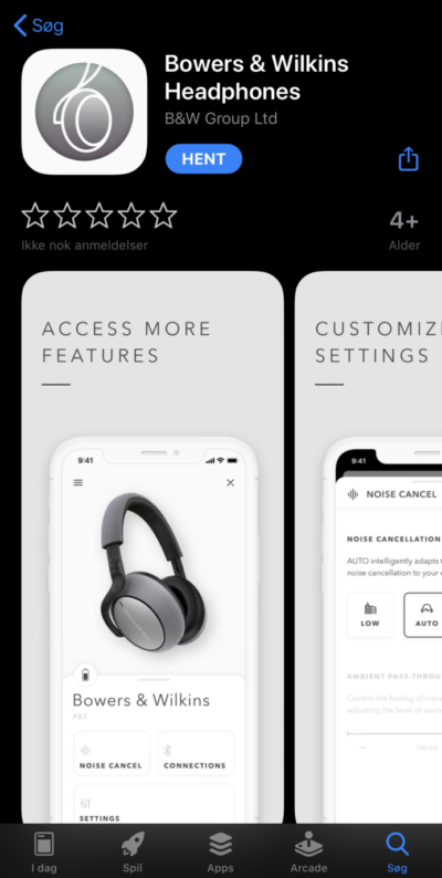 Bowers & Wilkins PX7 App