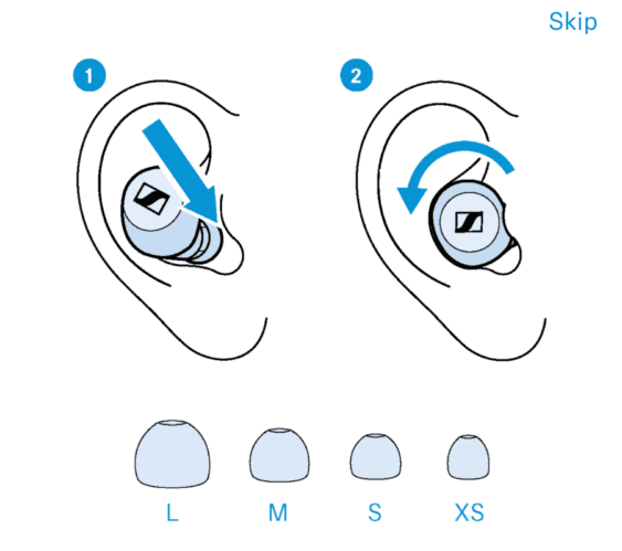 חיבור Sennheiser Momentum True Wireless 2