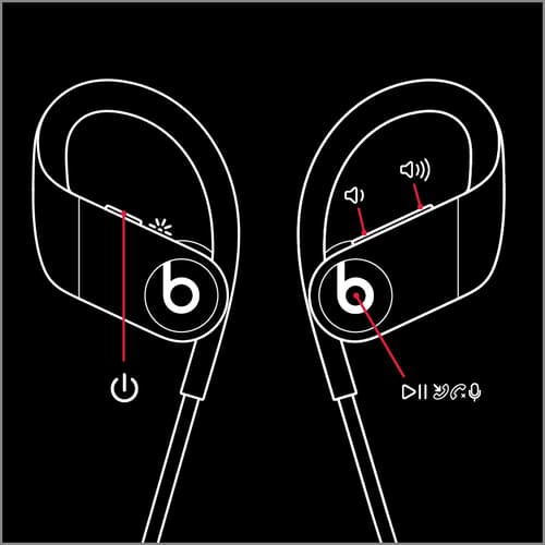 Beats Powerbeats 4 obnovení továrního nastavení