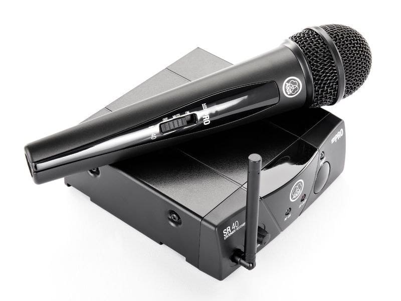 Nejlepší bezdrátové mikrofony AKG WMS40 Mini Single Vocal Set