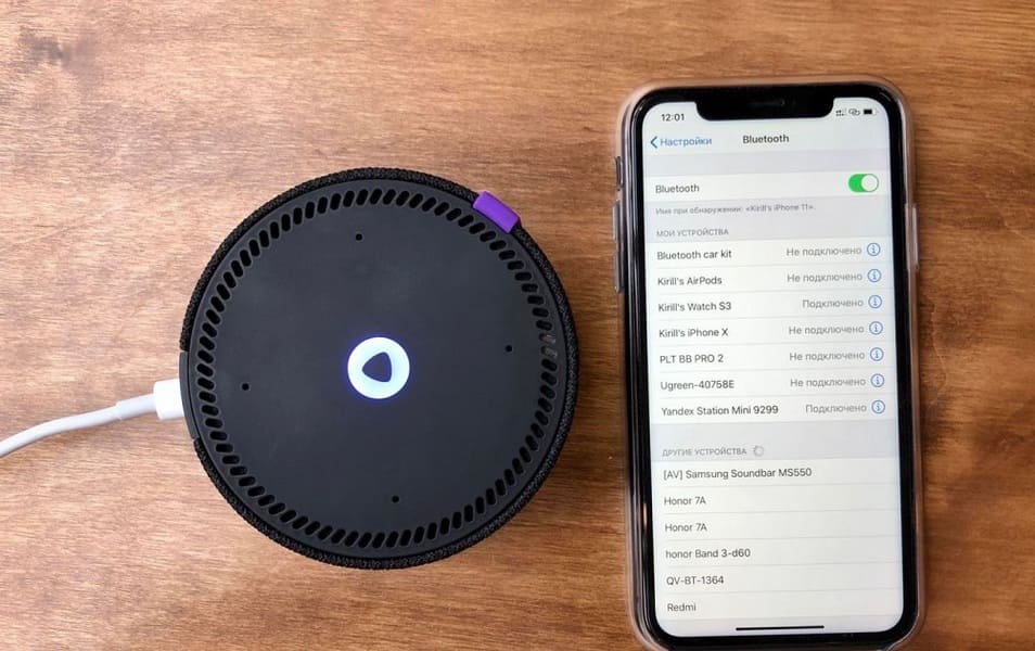 How to connect the Alice speaker to the phone