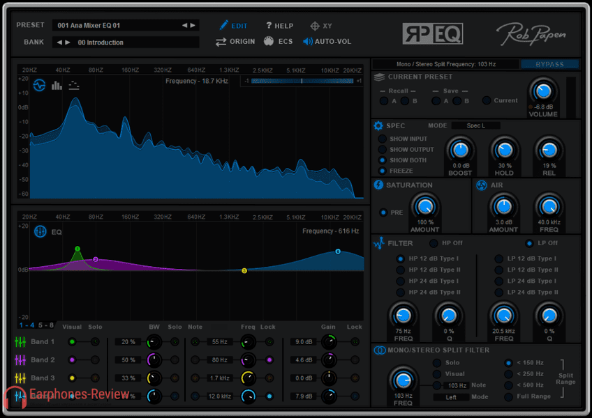 Equalizer-Einstellung für Spiele